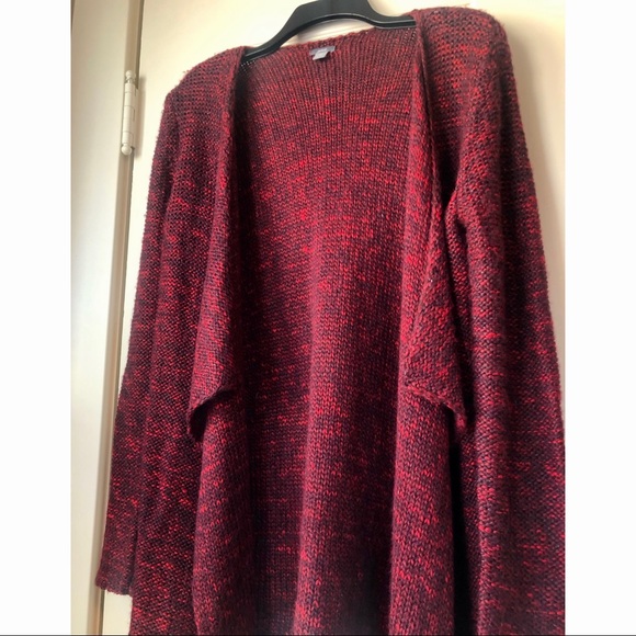 COZY Aerie Red Sweater Cardigan - Picture 2 of 5